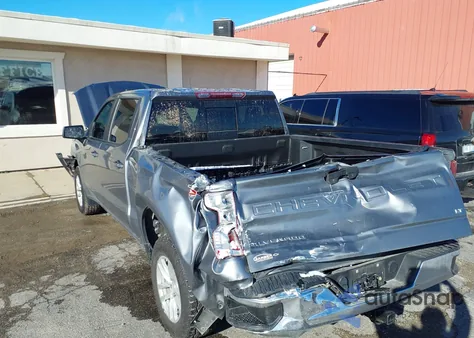 2021 Chevrolet Silverado 1500 4Wd Short Bed Lt z USA, uszkodzony, nr VIN 1GCUYDED6MZ222900